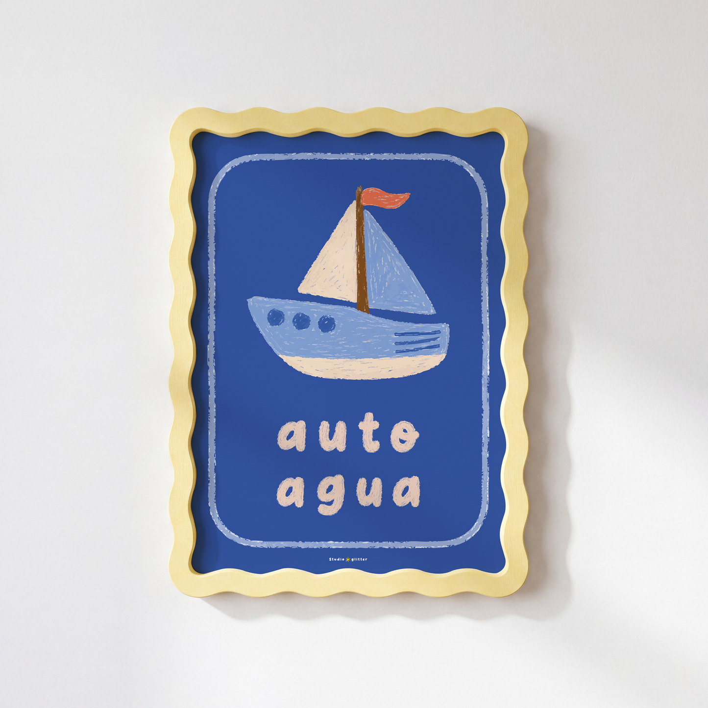 Poster met peuter-verspreking(en)