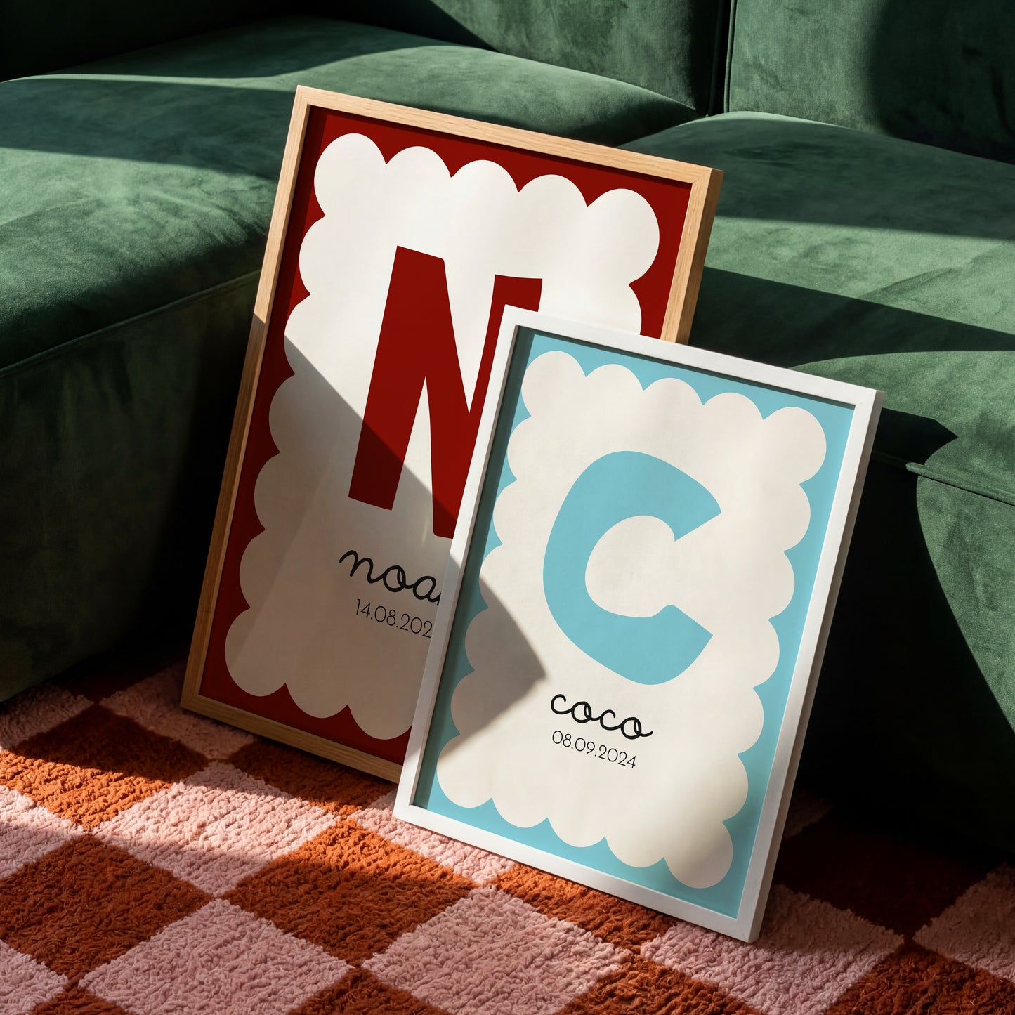 Geboorteposter eerste letter